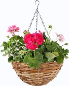 Závesný prútený kvetináč Bk-053