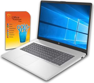 HP 17" Laptop Ryzen 5 mit 6x 4,0Ghz / 16GB DDR5/ 2TB / IPS / Win11 Pro + MS Office 2021 Pro / silber
