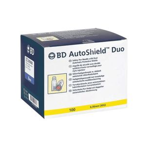 BD AutoShield Duo Sicherheits-Pen-Nadeln - 100 Stück - 30 G - 5 mm / 0,30 x 5 mm | Packung (100 Stück)