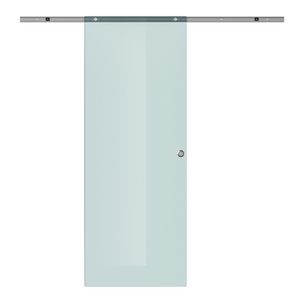 Dvere B70-007, sklenené, posuvné, matné sklo, čiastočne satinované, 775 x 2050 mm