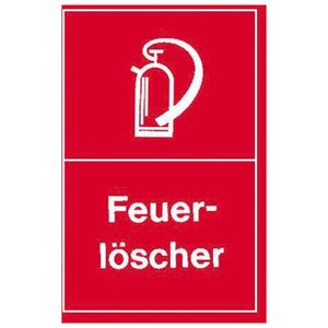 Warnschild 250x150mm Feuerlöscher