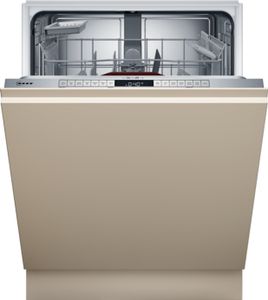 Neff S157YAX03E N 70 XXL Vollintegrierter Geschirrspüler, 60 cm breit, 13 Maßgedecke, TimeLight, Zeolith, AquaStop