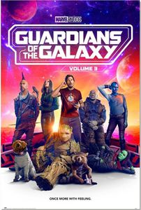 Guardians of the Galaxy 3 - once more - Space Film Poster - 61x91,5 cm