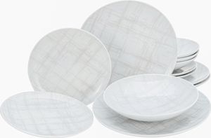 CreaTable, 25867, Home Shabby Chic, Tellerset 12-tlg, Porzellan