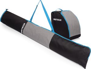 Meteor Norse - návleky na lyže a lyžiarky 195 cm - sivé/čierne