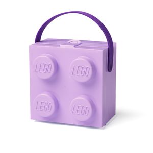LEGO Lunchbox mit Henkel purple