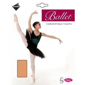 Silky Mädchen Ballett-Strumpfhose mit Fersenloch LW159 (9-11 Jahre) (Tan)