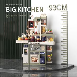 360Home Kinderspielküche Küchensimulation Spielzeug mit Licht und Musik Grün 889-229