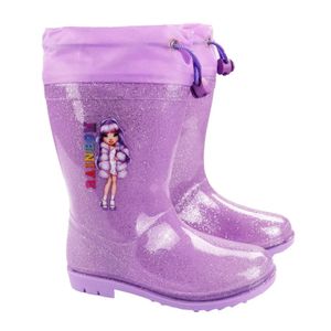 Rainbow High Kinder Mädchen Gummistiefel Regenstiefel – 31/32 / Lila