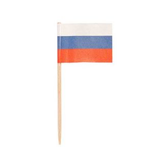 Flaggen Picker Russland, 100 Stück