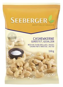 Seeberger Cashewkerne geröstet & gesalzen (150 g)
