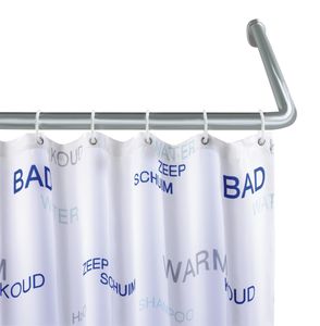 WENKO šikmá sprchová lišta pre vane a sprchové vaničky, 3 rôzne možnosti kombinácie, na vŕtanie - vrátane upevňovacieho materiálu, z nerezového a odolného hliníka, chróm
