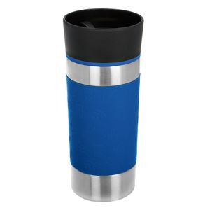 bremermann Thermobecher 360 ml, 100% auslaufsicher, Isolierbecher Kaffeebecher Reisebecher, blau
