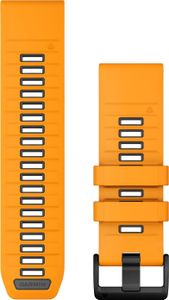 Garmin 010-13393-01 Silikonowy pasek Quickfit 26 mm mieniący się pomarańczowy/grafitowy