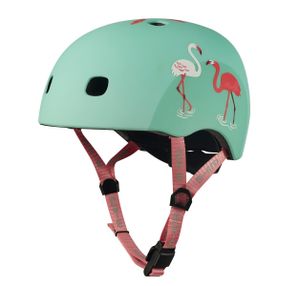 Micro Mobility Micro PC Helm Flamingo M, Helm mit offenem Visier, Hartschalenbau, Schnappverschluss-System, Matt