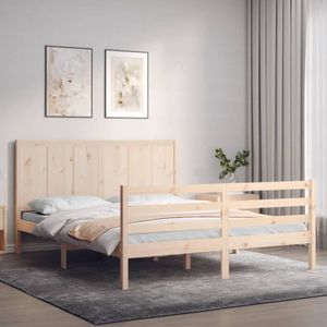 Maison Exclusive Rám postele s poschodovou posteľouMaison Exclusive 160 x 200 cm z masívneho dreva