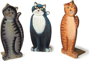 Small Foot Company 1771 Türstopper Katzen, 3er Set