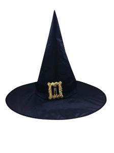 Hexen-Hut Halloweenkostüm-Accessoire schwarz-gold