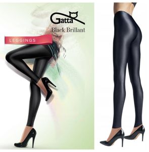 GATTA BLACK BRILLANT Legíny nepriehľadné lesklé Glamour Black Legíny 120DEN - M