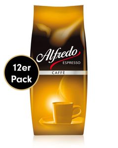 Kaffee-Sparpaket CAFFÉ von Alfredo Espresso, 12x1000g Bohnen
