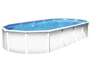 Bazén Planet Pool Classic s oceľovou stenou 535x300x120 cm vr. skimmeru modro-biely