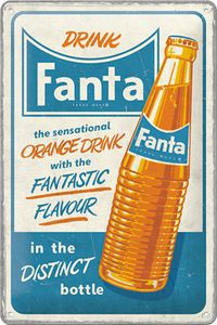 Nostalgic-Art - Blechschild 20 x 30cm - Fanta - Fanta Sensational Orange Drink