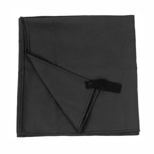 Glamexx24 Mikrofaser Handtücher mit Tasche Reisehandtuch perfekte Sporthandtuch XXL Strandhandtuch Sauna Yoga in Allen GRÖßEN-Farbe: Schwarz -Größe: 100x200 cm - 1 Stück