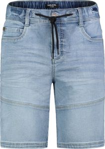 Sublevel Denim Bermuda Jeansshorts mit Elastischem Bund und Kordelzug  Größe: 30W