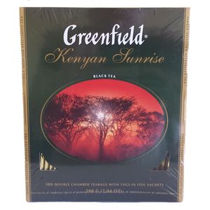 Greenfield Schwarzer Tee Kenyan Sunrise 100 Beutel Schwarztee