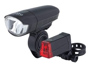 DANSI LED Fahrrad Batterieleuchten-Set Fahrradlicht StVZO 44001