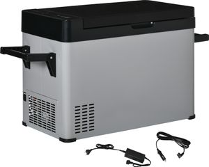 Outsunny chladicí box do auta 50L s LCD displejem Chladnička do auta s držadly