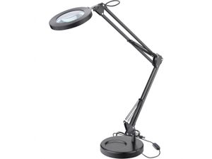 Lampa stolní s lupou, USB napájení, 2400lm, 3 barvy světla, 5x zvětšení