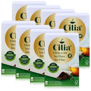 CILIA® Teefilter 100Stk. Grösse M mit/ohne Halter verwendbar ( 8er Pack )
