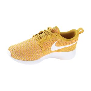 Nike WMNS Roshe Run Flyknit, Größe:36.5, Farbe:Gelb