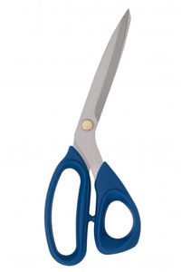 Victor Stoffschere in Blau ca. 23cm lang Schere zum schneiden von Stoff, Basteln und Nähen, Haushaltsschere, Bastelschere