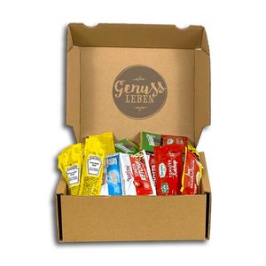 Genussleben Grillbox mit 1kg Senf, Ketchup und Mayonnaise