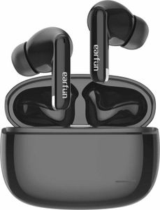 EarFun Air Mini 2 - TWS Bluetooth 5.2 Ohrhörer - In-Ear Kopfhörer - 2 Mics + 24 Std. Spielzeit - Schwarz