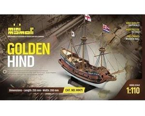 Krick Golden Hind Bausatz 1:110 Mini Mamoli Krick Golden Hind Bausatz 1:110 Mini Mamoli