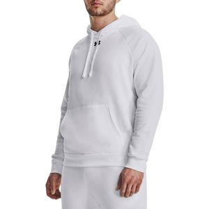 Under Armour Herren Fleece Hoodie - 1379757, Farbe:Weiß, Textil:S