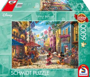 Puzzle 6000T Mickey & Minnie in Mexico Disney