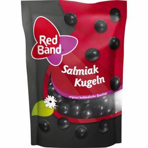 Red Band Salmiak Kugeln mit intensiv würzigen Geschmack 175g