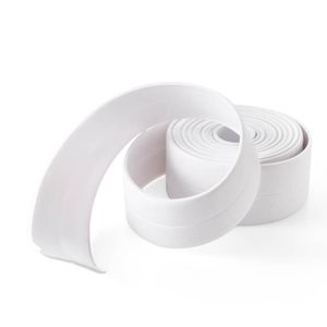 3x 320cm selbstklebend Abdichtungsband für Badewannen Duschwannen Duschen Weiß