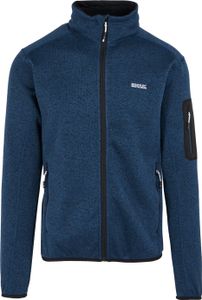 Regatta - Pánska fleecová bunda "Newhill" na celý zips RG8770 (XL) (tmavá džínsová modrá)