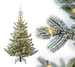 Evergreen Weihnachtsbaum Nobilis Kiefer, LED-Lichterkette und Fernbedienung 180 cm Hoch Ø 117 cm