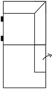 Segmentový otoman s látkou ÚP SAMBERG vpravo A1