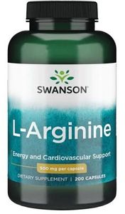 L-Arginin 500 mg 200 Kapseln Swanson Health Products