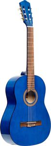 Stagg SCL50-BLUE 4/4 klassische Gitarre mit Lindendecke, blau