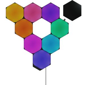 Nanoleaf Shapes Hexagons Starter Kit - 9 LED Panels - schwarz