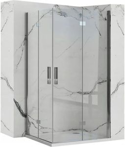 Rea Duschkabine Molier Double 80X100 Chrome