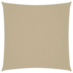 vidaXL Sonnensegel Oxford-Gewebe Quadratisch 5x5 m Beige